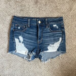American Eagle Distressed Jean Shorts